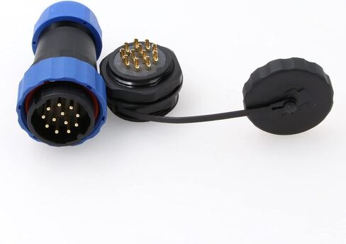 SD28 Aviation Connector 16 Pin Plug Socket Male Female Waterproof Bulkhead Wire Electrical Cable Connector Panel Mount 28mm 10A LED Lighting Connector in Saudi Arabia