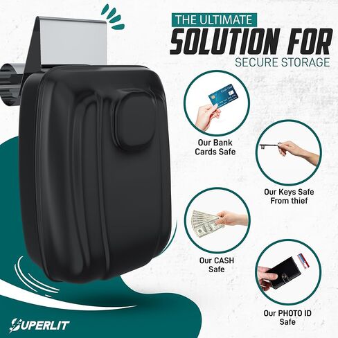 سوبر ليت زر ثقب محمول مع صندوق قفل للنافذة، رائع لمشاركة الركوب، تورو، جيتاراوند in Kuwait