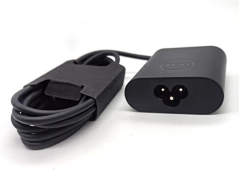 Dell Laptop Charger 45W watt GAN USB Type C USB C AC Adapter,XPS 9315 2-in-1 XPS 13 9350 9360 9365 9370 9380 Charger, Black, DA45NM210 in Saudi Arabia