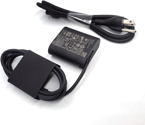 Dell Laptop Charger 45W watt GAN USB Type C USB C AC Adapter,XPS 9315 2-in-1 XPS 13 9350 9360 9365 9370 9380 Charger, Black, DA45NM210 in Saudi Arabia