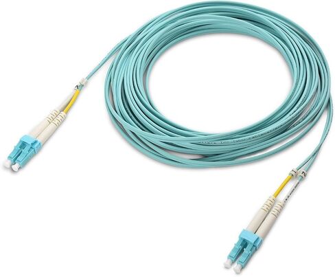 Cable Matters 10Gb 40Gb OFNP Plenum Rated Multimode Duplex 50/125 OM4 Fiber Cable (Fiber Optic Cable, LC to LC Fiber Patch Cable) 1m in Saudi Arabia
