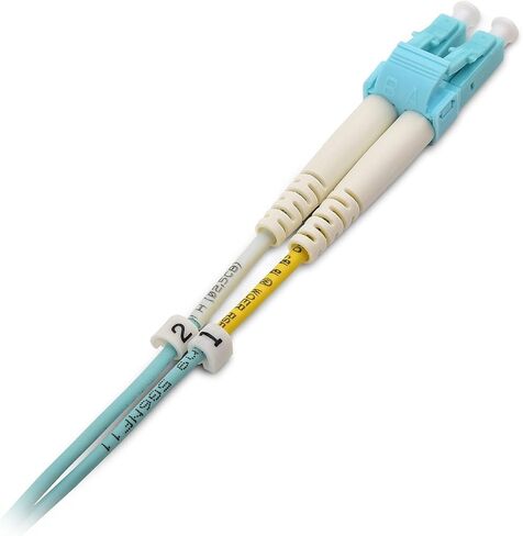 Cable Matters 10Gb 40Gb OFNP Plenum Rated Multimode Duplex 50/125 OM4 Fiber Cable (Fiber Optic Cable, LC to LC Fiber Patch Cable) 1m in Saudi Arabia
