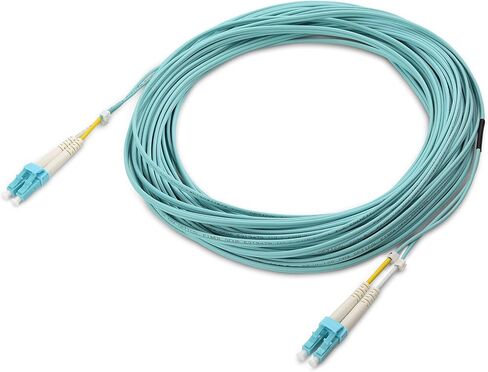 Cable Matters 10Gb 40Gb OFNP Plenum Rated Multimode Duplex 50/125 OM4 Fiber Cable (Fiber Optic Cable, LC to LC Fiber Patch Cable) 1m in Saudi Arabia