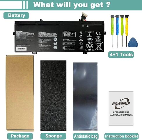 HB4593R1ECW Laptop Battery Replacement for Huawei Matebook X Pro i7 Mach-W29 2019 MACH-W19B MACH-W29C KPL-W00 KLV-W19 VLT-W60/50 MagicBook i5 8250U i7 8550U R5 2500U Series 7.6V 56.3Wh 7410mAh in Saudi Arabia