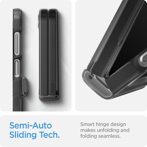 حافظة Spigen Ultra Hybrid Pro مصممة لهاتف Galaxy Z Flip 6 (2024) - شفافة تمامًا in Saudi Arabia