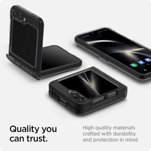 حافظة Spigen Ultra Hybrid Pro مصممة لهاتف Galaxy Z Flip 6 (2024) - شفافة تمامًا in Saudi Arabia