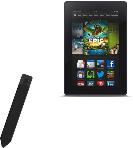 BoxWave Stylus Pen Compatible with Kindle Fire (1st Gen 2011) - EverTouch Capacitive Stylus, Fiber Tip Capacitive Stylus Pen - Jet Black in Saudi Arabia