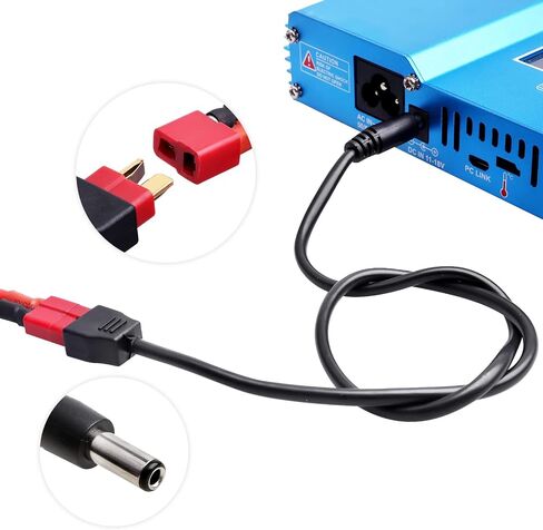 HobbyPark Deans T Plug Male Connector to Male DC 5.5 x 2.5mm DC5525 Power Cable for TS100 Soldering Iron Outdoor Field Repairing in Saudi Arabia