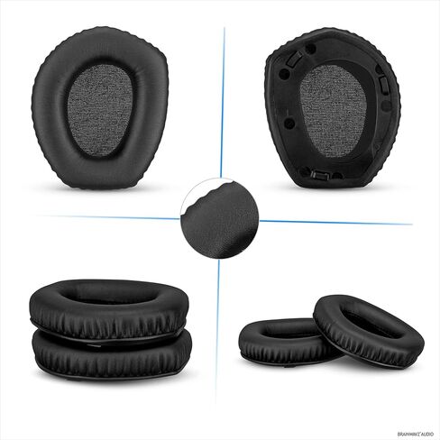 وسائد أذن قطيفة بديلة لسماعات SENNHEISER RS165، RS175، RS185 وRS195 - وسادة أذن إسفنجية ناعمة، HDR165، HDR175، HDR185، HDR195 - راحة إضافية من Brainwavz in Kuwait