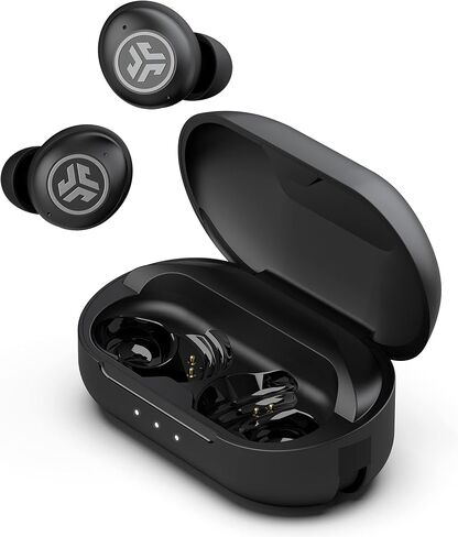 JLab JBuds Air Pro True Wireless Earbuds, Black, Bluetooth Multipoint, Auto Play & Pause, Dual Connect, IP55 Sweat & Dust Resistance, Be Aware Audio for Safety, Custom 3 EQ Sound Settings (Renewed) in Saudi Arabia