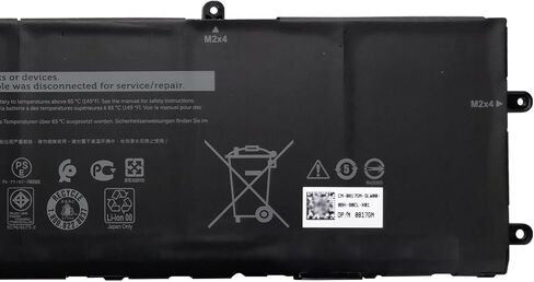 DWVRR 87Wh 7250mAh استبدال بطارية Dell Inspiron 16 7620 2 في 1 / Alienware x15 R1 / Alienware x15 R2 / Alienware x17 R1 / Alienware x17 R2 Series Laptop 817GN 0017GN 0NR6MH 11.4V in Saudi Arabia