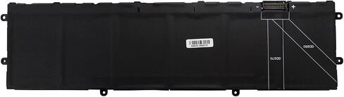 DWVRR 87Wh 7250mAh استبدال بطارية Dell Inspiron 16 7620 2 في 1 / Alienware x15 R1 / Alienware x15 R2 / Alienware x17 R1 / Alienware x17 R2 Series Laptop 817GN 0017GN 0NR6MH 11.4V in Saudi Arabia