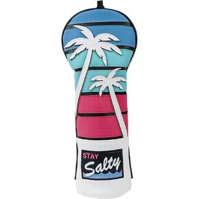 mytag Coconut Tree Golf Headcover, Driver Headcover 3D Embroidery Tropical Theme Golf Driver Cover