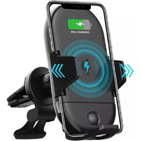 Air Vent Car Wireless Charger Mount Compatible with Google Pixel 9/Pro/XL/8/Pro/8a/7a/7/Pro - Holder Fast Charge Cradle Dock Auto Sensor