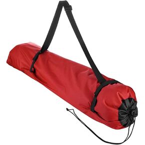 Heavy Duty Camping Chair Replacement Bag with Side Pocket, Camp Cover Bags for Carrying Folding Chairs - 48 X 11 Inches, Durable 600D Oxford Fabric, Extra Wide Mouth, Adjustable Strap for Carry (Red)