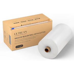 Ultrean 11" x 150' Vacuum Seal Roll Keeper with Cutter, Commercial Grade Vacuum Sealer Bags for Food Saver,BPA Free,Ideal for Storage,Meal Prep and Sous Vide