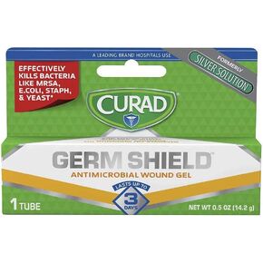 Curad Germ Shield Antimicrobial Gel 0.50 oz (Pack of 5)