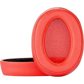 MDR-100ABN Ear Pads Replacement Earpads Protein Leather Ear Cushion Repair Parts Compatible with Sony WH-H900N MDR-100ABN Wireless Noise Canceling Over-Ear Headphones (Twilight Red)