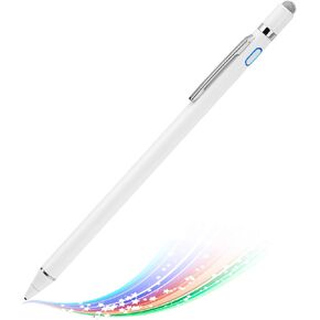 Stylus Pen for Samsung Galaxy A52 5G Pencil, EDIVIA Active Stylus Pen with 1.5mm Ultra Fine Metal Tip Pencil Stylus for Samsung Galaxy A52 5G Drawing and Sketching Pen,White
