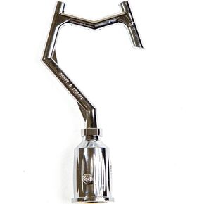 DOCAZOO DocaPole Big-Reach Pole Hook Attachment for Extension Pole | Telescopic Pole Hook for Hanging Lights | Christmas Lights Hanging Pole | Retrieval Hook | Boat Hook (Pole NOT Included)