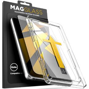 magglass Matte Screen Protector for Galaxy S22 Plus - Anti Glare Tempered Glass Display Guard, w/Fingerprint Sensor (2022 Samsung S22+ 6.6" inch)