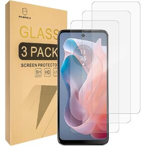 Mr.Shield Screen Protector compatible with Motorola Moto G Play (2024) 4G [Protect Camera] [Tempered Glass] [3-PACK] [Japan Glass with 9H Hardness]