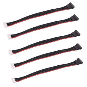 5pcs JST-XH 6S 8" / 200mm 22awg Lipo Balance Wire Extension Silicone Cable Lead Cord for Arrma 6s 3s Bigrock Grantie Senton Typhon Notorious Kraton Outcast Talion Mojave Parts