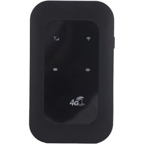 4G LTE Portable Router, Micro SIM Card Slot 10 Users Mobile Hotspot Router, Supports Win 7, 8, 10, 2100mAh Battery, for Asia, Southeast Asia, Africa, Middle