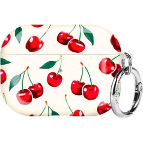 Velvet Caviar AirPod PRO 1st & 2nd Generation Case with Keychain - Cute Protective Hard Cover - Compatible with Airpods PRO Gen 1 and 2 - Cherry