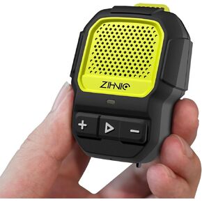 ZIHNIC Wearable Bluetooth Speaker,14H Long Playtime Wireless Speaker, Waterproof IPX7 Rating, Comfortable Speaker for Outdoor Fun