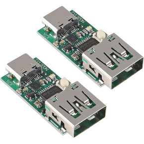 2PCS Type-C USB-C PD2.0 3.0 PD3.0 to DC Decoy Fast Charge Trigger Polling Detector Module (ZY12PDN Bare Board)