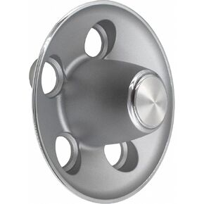 Wheel Accessories Parts 5x4.5 (5x114.3) Dark Gray/Grey (Argent) Vintage Rally/Rallye Center Caps fits OEM Pontiac for Chrysler