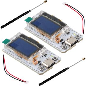 915MHz LoRa ESP32 OLED Board V3 Type-C SX1262 + LoRa Antenna IPX 2dBi for Arduino LoRawan IOT (Pack of 2), not Compatible with LoRa V2