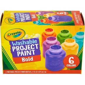 Crayola Washable Kids Paint Set, 12 Ct, Back To School Craft Supplies, Classic and Glitter Paint, Preschool [Amazon Exclusive]