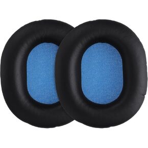 kwmobile Ear Pads Compatible with Sennheiser HD8 / HD8 DJ / HD6 Mix Earpads - 2X Replacement for Headphones - Black