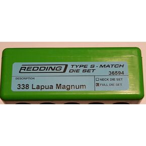 Redding Reloading Type S-Match Full Die Set - 338 Lapua Magnum, 36594