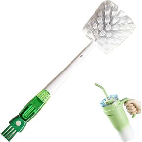 5 in 1 Water Bottle Brushes for Cleaning, Easily Cleans The Cup Mouth, Lid, Bottom, and Straw.Multifunctional Insulation Bottle Cleaning Tools, Home Kitchen Cleaning Tools