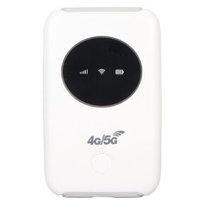 4G LTE USB Mobile Router, 300Mbps, Unlocked 5G, 3200mAh Battery Mobile Router with SIM Card Slot, Portable Mobile Hotspot for Office Travel Home