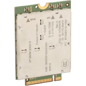 EM7565 Card, EM7565 1104207 4G Module for Laptops with NGFF M2 Interface, 4G Router, PCI Express M.2 Cat 12 High Speed 4G LTE Network Card, 24 LTE Bands