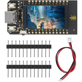 T-Display 1.14" ESP32 Development Board WiFi and Bluetooth 1.14 Inch LCD Display Control 4MB LCD Wireless Controller Module for Arduino