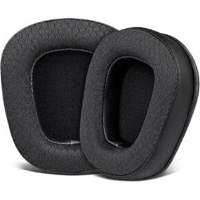 SOULWIT Mesh Fabric Earpads Replacement for BlueParrott B550/B550XT(550XT 550 XT) Noise Cancelling Bluetooth Headset, Ear Pads Cushions with High-Density Noise Isolation Foam - B550XT MF Black