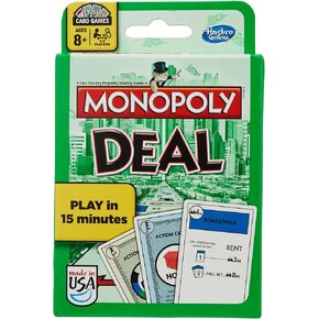 MONOPOLY Deal Card Game, Quick-Playing Card Game for 2-5 Players, Easter Basket Gifts, Game for Families and Kids Ages 8 and Up (Amazon Exclusive)