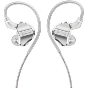 FiiO/JadeAudio JD1 High Performance Dynamic Driver HiFi Bass Stereo in Ear Monitor Headphones Sport Gaming Earbuds with Mic (Black)