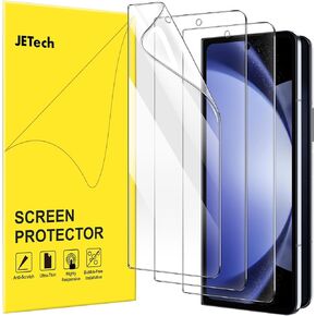 JETech Front Screen Protector for Samsung Galaxy Z Fold 5, Full Coverage PET Film, Case Friendly, HD Clear, 3-Pack