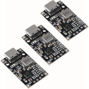 DIANN 3pcs Type-C USB 2/3S BMS 15W 8.4V 12.6V 1.5A Boost Power Supply Module Support Fast Charge with Indicator Lithium Battery Charging (2S)