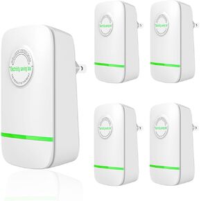 4 عبوات من صندوق توفير الطاقة الكهربائية 30 كيلو وات، إيقاف إهدار الكهرباء، جهاز توفير الطاقة المنزلية، قابس الولايات المتحدة 90 فولت - 250 فولت، توفير الطاقة وكفاءة عالية in Kuwait