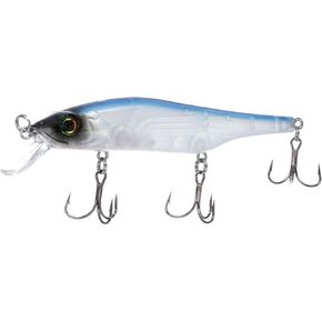 Bill Lewis Scope-Stik 120 Sinking 7ft+ Jerkbait Fishing Lifelike Freshwater & Saltwater Lure with Mustad UltraPoint Triple Grip Hooks, PRO Blue