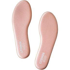 LTOHOE Memory Foam Insoles for Women, Replacement Shoe Inserts for Running Shoes, Hiking Shoes, Sneaker, Cushion Shoe Insoles Shock Absorbing for Foot Pain Relief, Comfort Inner Soles 8mm Black US 8.5
