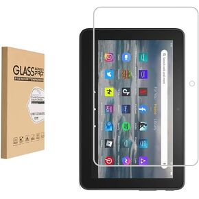 Screen Protector for Amazon Kindle Fire 7 Tablet 7 inch, (2022 Release -12th Generation) Tempered Glass,9H Hardness Anti Scratch, Bubble Free，Case Friendly Easy Installation.(1 Pack)