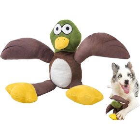 Duck Dog Toys, Squeaky Plush Dog Toy for Small, Medium, and Large Breed Dogs, Interactive Dog Chew Toys with Soft Fabric, and Puppy Toys to Keep Them Busy